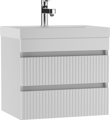 Тумба под умывальник Айсберг Unit 60 Бриз с двумя ящиками В2