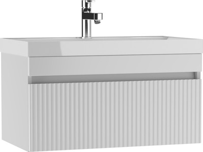Тумба под умывальник Айсберг Unit 80 Бриз с одним ящиком В1