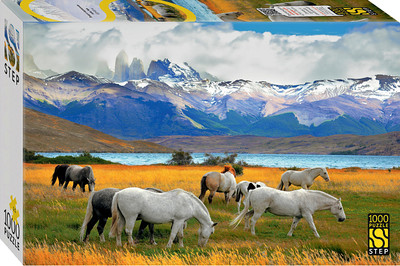Пазл Step Puzzle Лошади в национальном парке. Чили (1000эл)