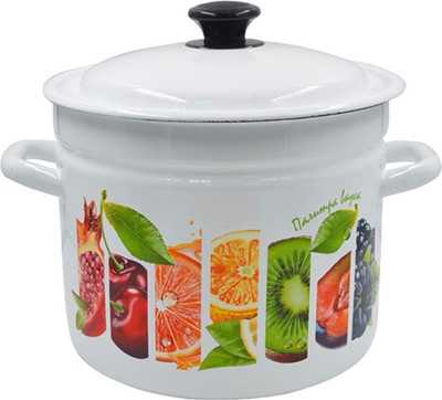 Кастрюля КМЗ Палитра вкуса / 41804-192/6-У2 (белый)