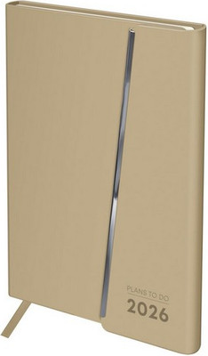 Ежедневник BG Magnet. Vanilla 2026г А5 / DdА5_09407 (176л)