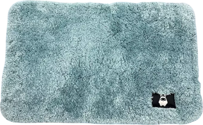 Коврик для ванной ILLU 50x80 / 2310305 (бирюза с эмблемой)