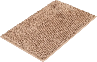 Коврик для ванной ILLU 40x60 / MULWJH-07058 (макароны/бежевый)