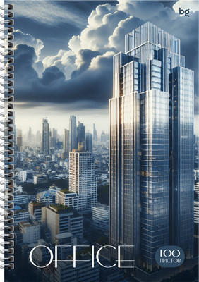 Тетрадь BG Небоскреб А4 / ТТ4гр100_лг 63221 (100л)