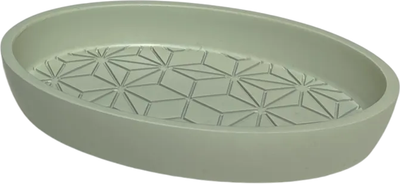 Мыльница ILLU YC411868 (оливковый узор)