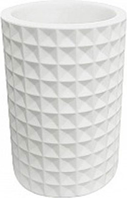 Стакан для зубной щетки и пасты ILLU YC410274-2 (белая клетка)