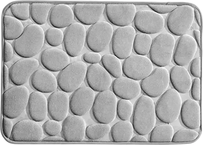 Коврик для ванной ILLU 50x80 / xb24123004 (серые камни)