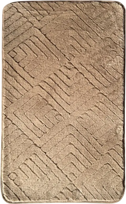 Коврик для ванной ILLU 50x80 / xb24123014 (капучино ромб)
