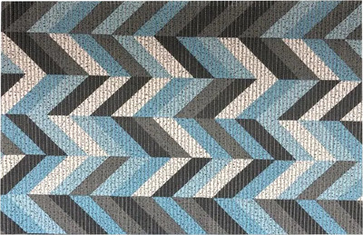 Коврик для ванной ILLU 65x100 З/  xb24102175 (зигзаг)