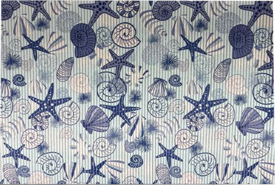 Коврик для ванной ILLU 65x100 / xb24102170 (морской)