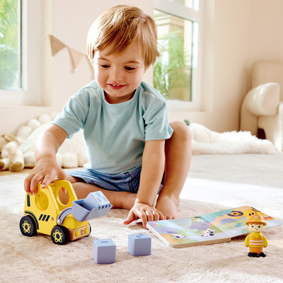 Развивающий игровой набор Hape Бульдозер / E3439_HP