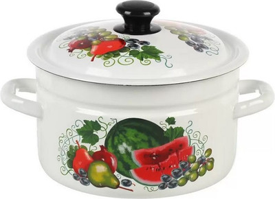 Кастрюля КМЗ Восточные дары / 41804-162/6-У4 (белый)