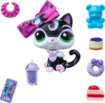 Игровой набор Hasbro Littlest Pet Shop Сиамская кошка / 00701_LPS