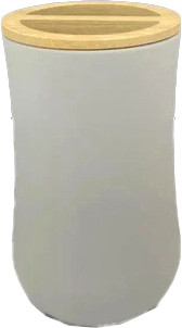 Стакан для зубной щетки и пасты ILLU HA257-B (слоновая кость)