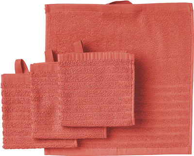 Набор полотенец Ikea Вогшен 206.093.89 (4шт, оранжево-красный)