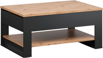 Журнальный столик Империал Тринити (дуб онтарио/черный)