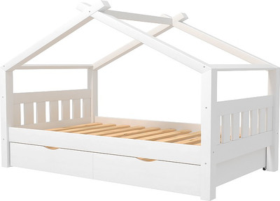 Двухъярусная выдвижная кровать ФанДОК Ф-141.21 90х200 (белый)