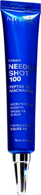 Крем для лица Monic Beauty Needle Shot 100 с микроиглами и комплексом 10 пептидов (15мл)