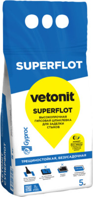 Шпатлевка Vetonit Superflot ГКЛ (5кг)