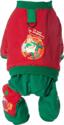 Комбинезон для животных Triol Союзмультфильм Пропеллер / 12251279 (M, красный/зеленый)
