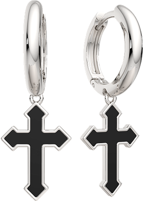 Серьги из серебра ZORKA 0300536 (с эмалью)