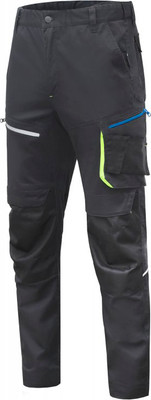 Брюки рабочие Hoegert Reetz HT5K825-2XL (р.56, черный)