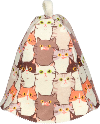 Шапка для бани Банные Штучки Котики / 41506