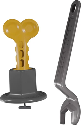 Система выравнивания плитки Decor Многоразовая / 402-014 (50шт, с ключом)