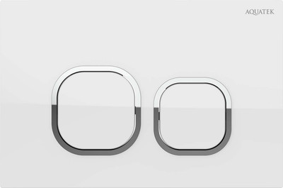 Кнопка для инсталляции Aquatek KDI-0000056 (белый глянец)