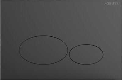 Кнопка для инсталляции Aquatek KDI-0000075 (оружейная сталь матовая)