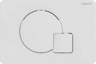 Кнопка для инсталляции Aquatek KDI-0000066 (белый глянец)
