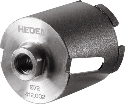 Коронка HEDEN Алмазная для подрозетников 72x65мм М16 боковая (5 сегментов)