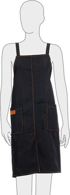 Фартук парикмахерский Dewal BA37B (черный)