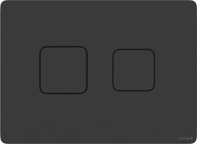 Кнопка для инсталляции Cersanit Accento Circle для Aqua 69078 (черный мат)