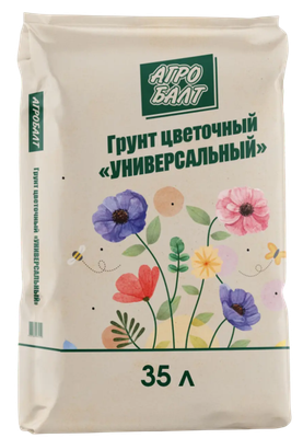 Грунт для растений Агробалт Цветочный универсальный (35л)