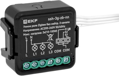 Умное реле EKF Connect Select Zigbee ssh-3g-zb-nn