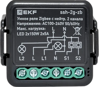 Умное реле EKF Connect Select Zigbee ssh-2g-zb