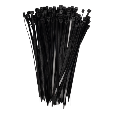 Стяжка для кабеля JAZZway PCT 4.8x200-100BL / 5054578 (100шт)