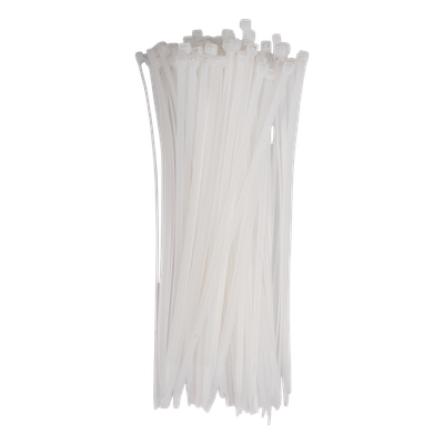 Стяжка для кабеля JAZZway PCT 4.8x250-100WH / 5054004 (100шт)