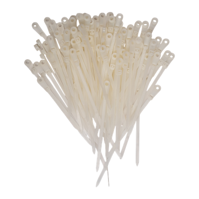 Стяжка для кабеля JAZZway PCT-S 3.6x100-100WH / 5055490 (100шт)