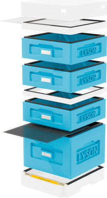 Улей Lyson Дадан На 10 Рамок / WK20W (синий/неокрашенный)