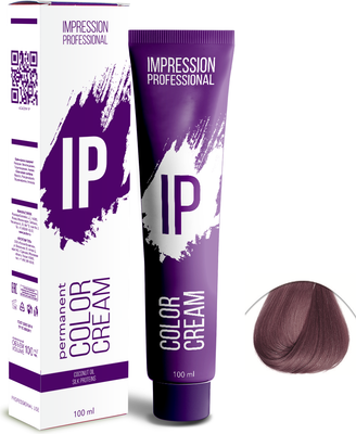 Крем-краска для волос Impression Professional Ip 5.56 (100мл, светлый шатен красно-фиолетовый)