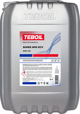 Моторное масло Teboil Super HPD ECV 10W40 / 2284526 (20л)