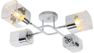 Люстра INhome Aura Teso-4E27ST-WH / 4690612063577