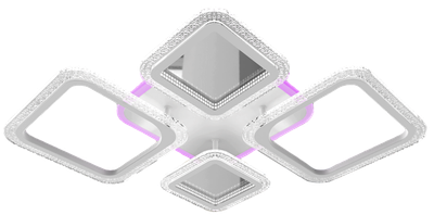 Люстра INhome Elegant Space-120RGB-WH-BG / 4690612062327