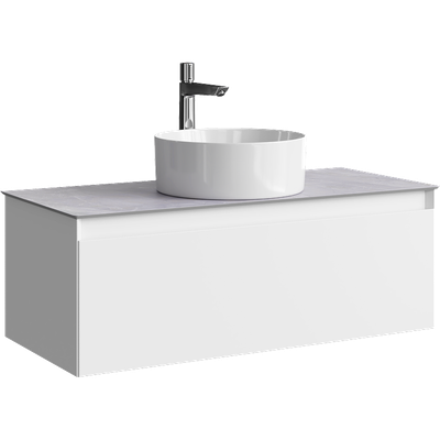 Тумба под умывальник Aqwella Geometria GE01101WM+STG1014X456GS