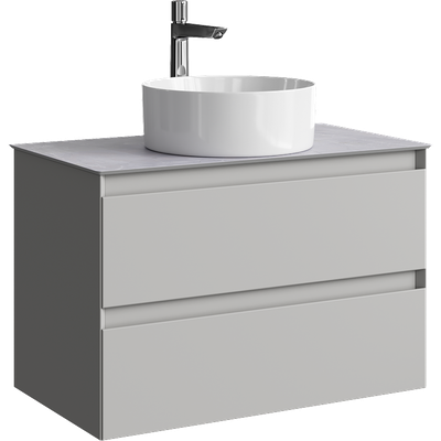 Тумба под умывальник Aqwella Geometria GE01082ST+STG814X476GS