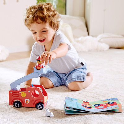 Автомобиль игрушечный Hape Пожарная машина / E3440_HP