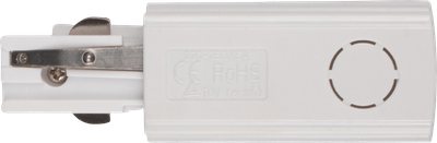 Коннектор для шинопровода JAZZway 3P PTR EC-WH / 5062917 (правый, белый)