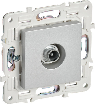 Розетка IEK Skandy SK-A10-P-K23 (серебристый)
